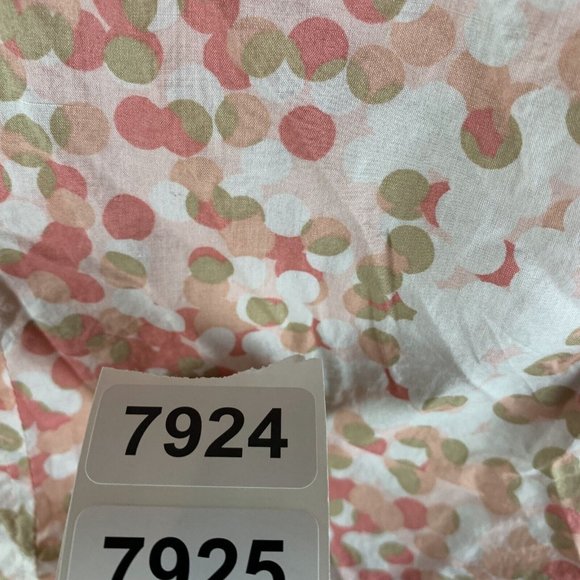 Gap Shirt Women's Medium Pink Polka Dot 100% Cotton Long Sleeve‎ Button Up 7924 - Picture 7 of 7